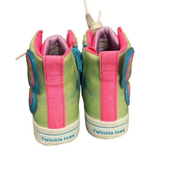 Skechers Kids Twi-Lites 2.0 Love & Beyond High-Top Sneakers 2 twinkle toes - Picture 5 of 11